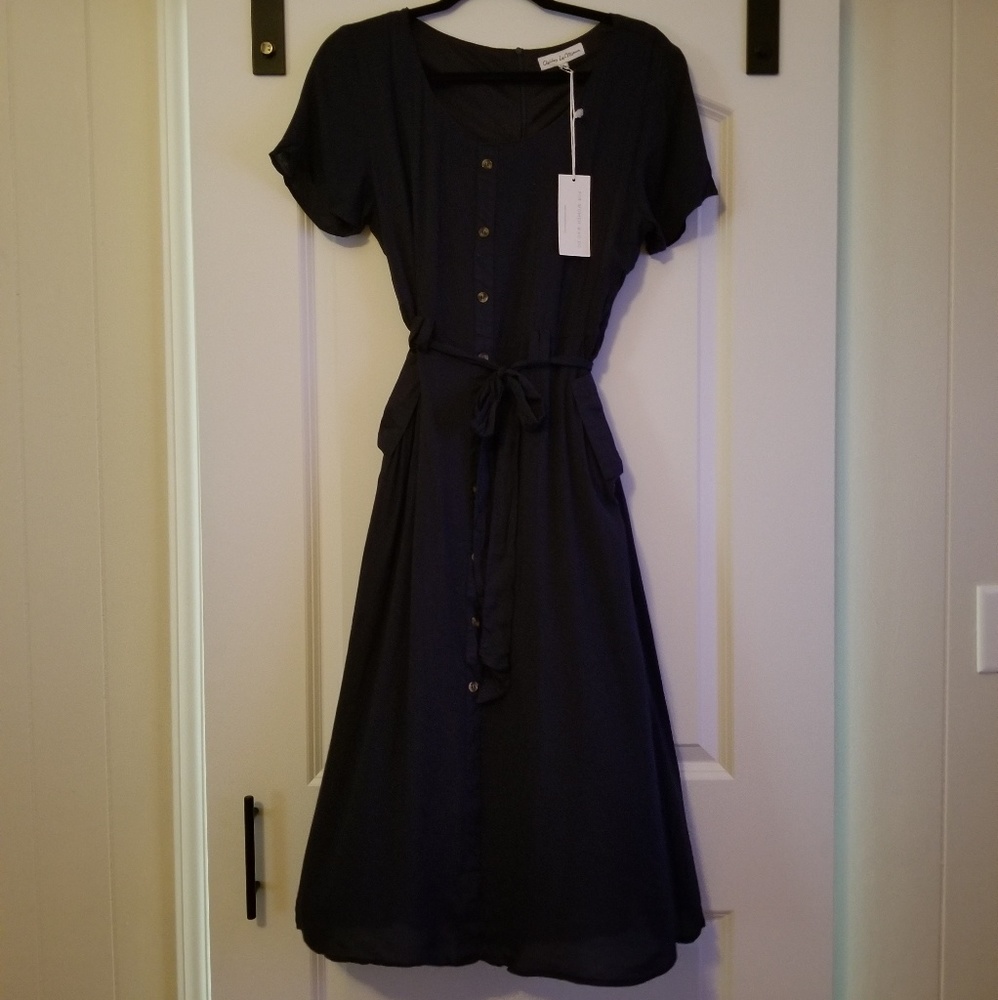 Navy everyday midi